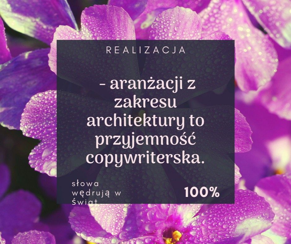 Poznaj projekt copywriterski na architekturę!